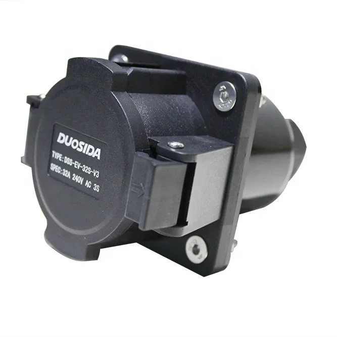 Duosida Factory SAE J1772 40A Single Phase EV Charging Sockets ev connectors