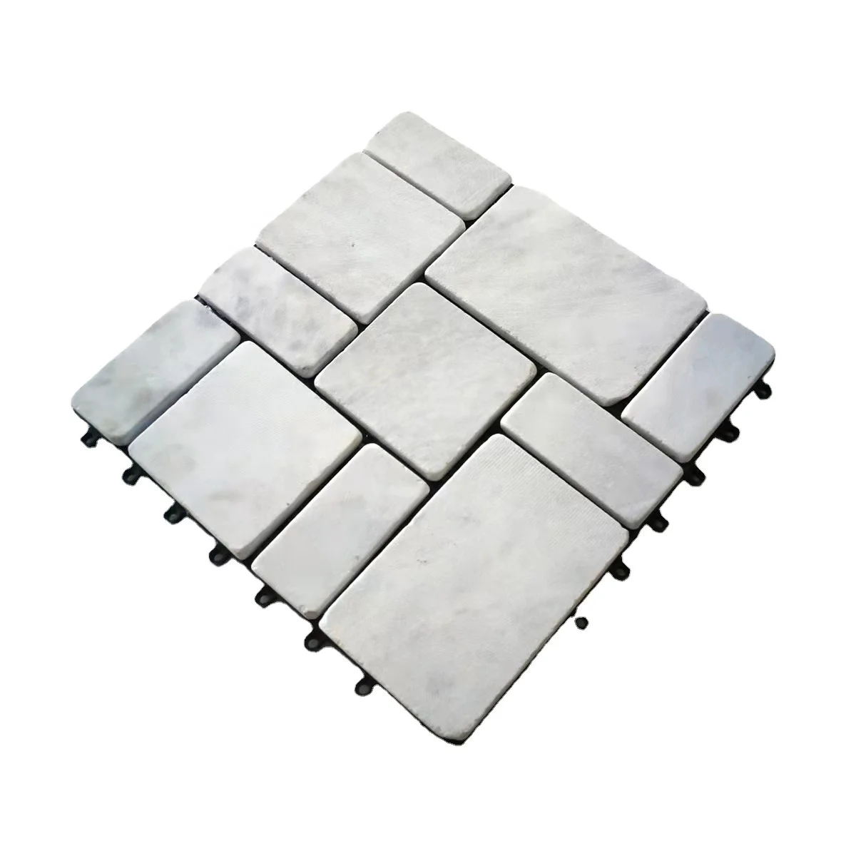 PBST-016 Easy-to-Install Interlocking DIY Stone Deck Tile Stone floor tile  Stone tiles