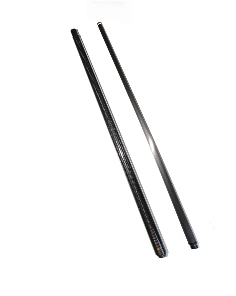 Okhealing Carbon Fiber Pool Cue Shaft and Butt for Billiards Cue with 12.4mm Pigskin Tip and Uniloc Joint