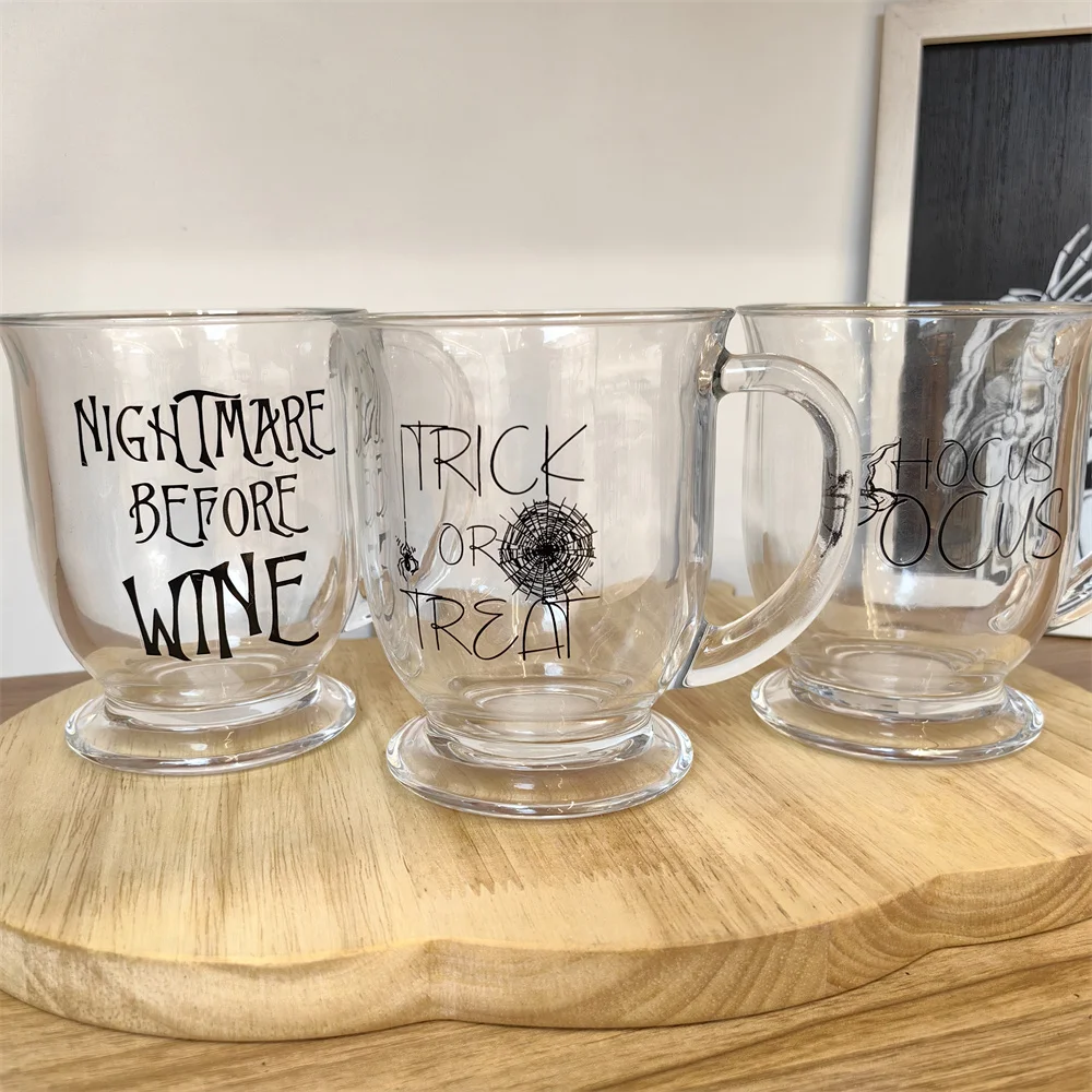 Halloween  Durable Barware tableware glass coffee mugs beer tea cups Irish milk cups drinking glasses