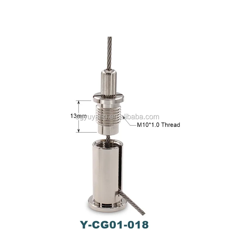 OEM Custom Pendant Lighting Suspension Kits Factory Outlet Ceiling Mounting Steel Wire Cable Clips Gripper Made Stainless Steel