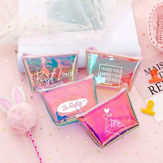 
2020 hot sale new style transparent TPU coin purse color portable purse 