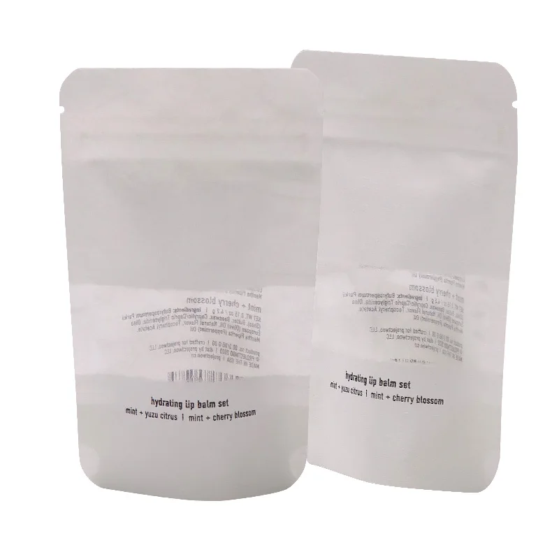 Guangdong factory wholesale hot sale food grade open window cotton paper packaging bags