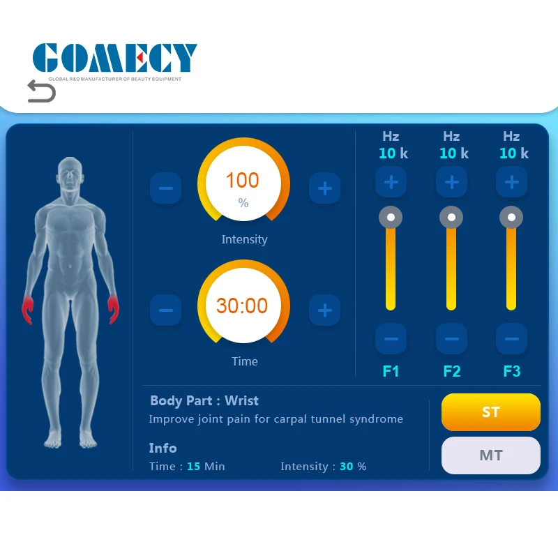 Hot sell portable medical low intensity shockwave therapy body pain relief ed treatment ems tecar shock wave machine for salon