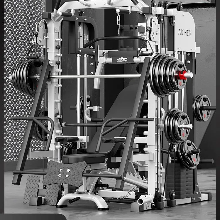 Multifunctional Commercial Training Multi Gym Cable Crossover Smith Machine Parts Home Gym