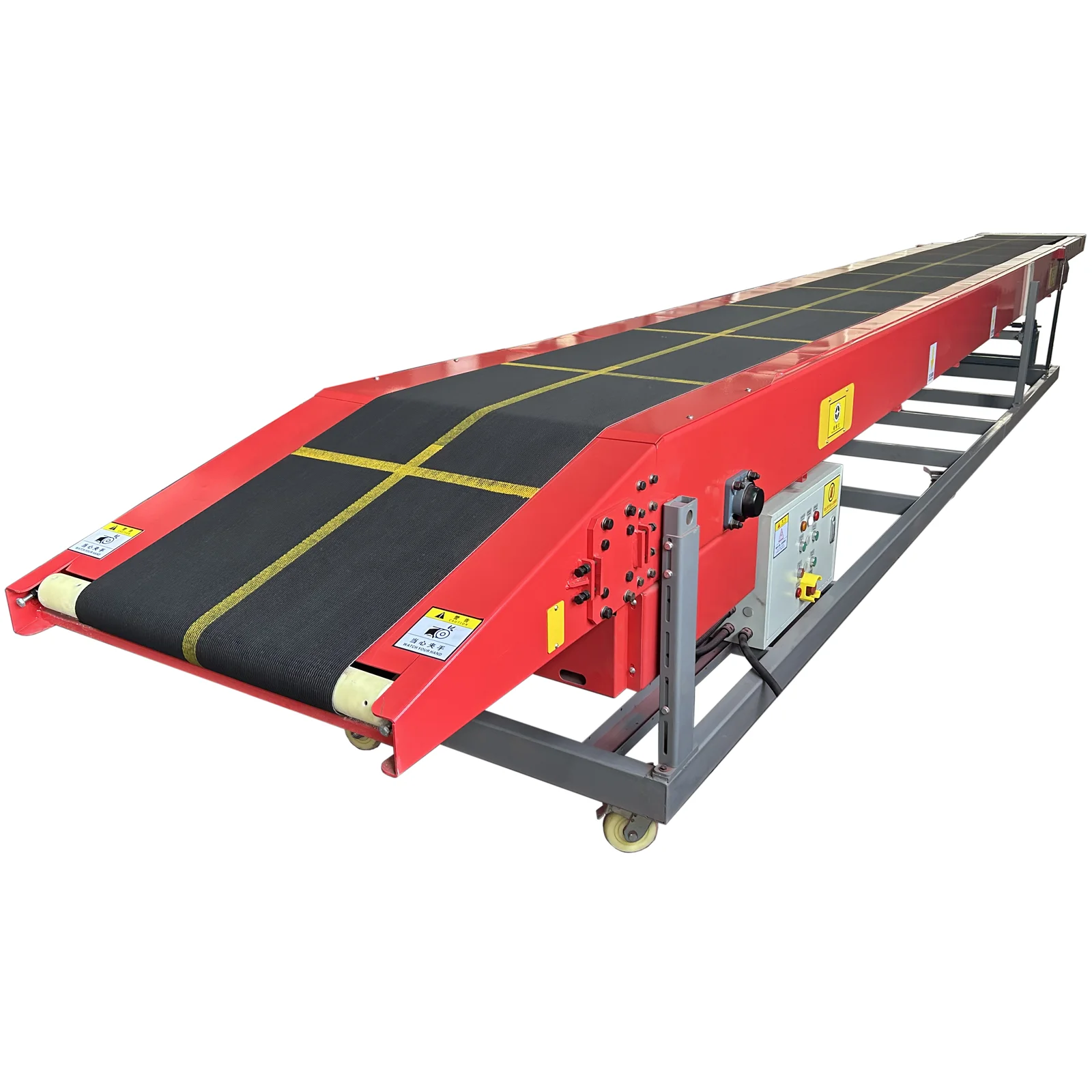 High Quality Truck Loading and Unloading Portable Telescopic Belt Conveyor Simple Operation with lifting system