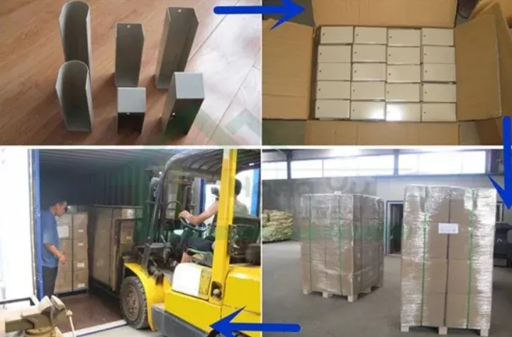 Strong metal concrete pole anchor