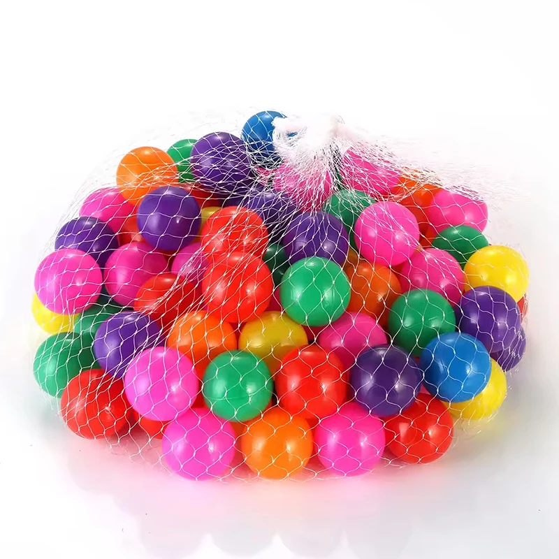6 Colors Phthalate Free Bpa Free Crush Proof Plastic Elastic Ocean Ball Kids Pit Balls Play Balls For Kids Pool
