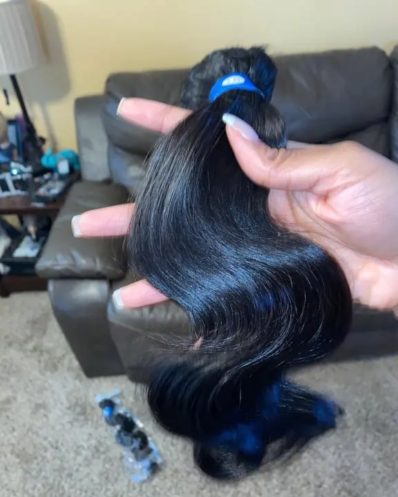 latest stock natural black no nits raw cambodian hair from cambodia