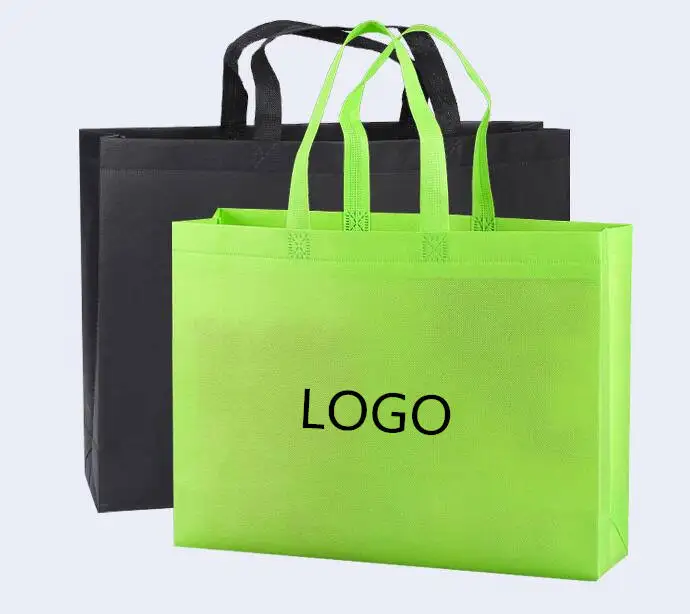 Heat Sealed Bag Non Woven Promotional Reusable Rpet Non Woven Shopping Bag With Custom Logo