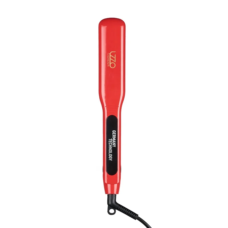 Professional Titanium Hair Straightener Fast and Wide Plate Electric Flat Iron Machine