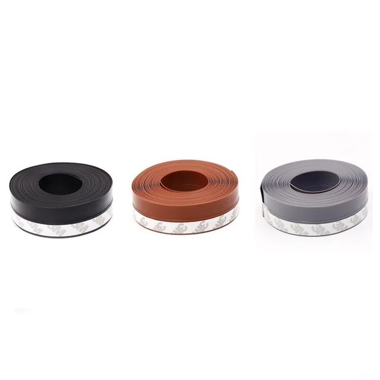Soundproof Silicone Draught Excluder Weather Seal Strip Insulation Door Window Rubber Seal Tape