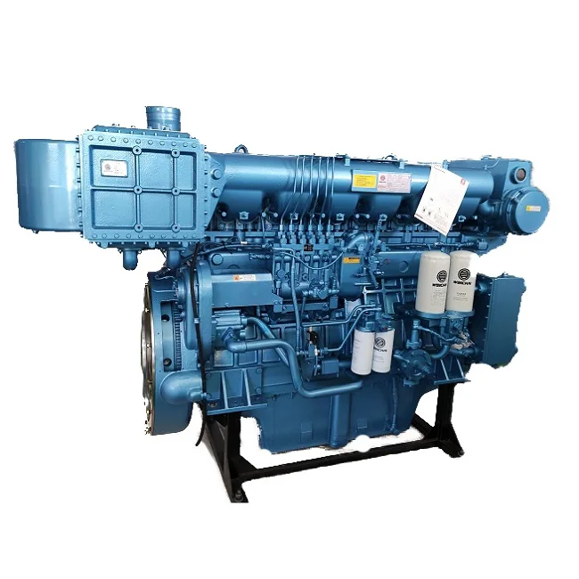 
Hot sale brand new Weichai WHM6160MC600-2 441kw(600hp) marine engine boat motor 