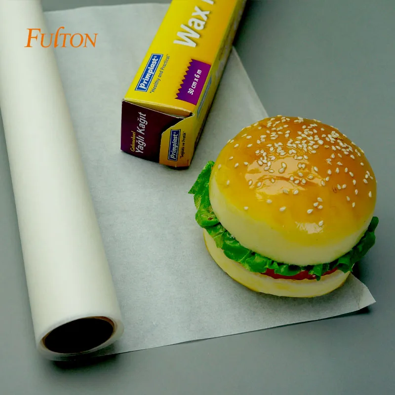 Food Grade Paper For Hamburgers, Custom Deli Greaseproof Sandwich Paper Sheets