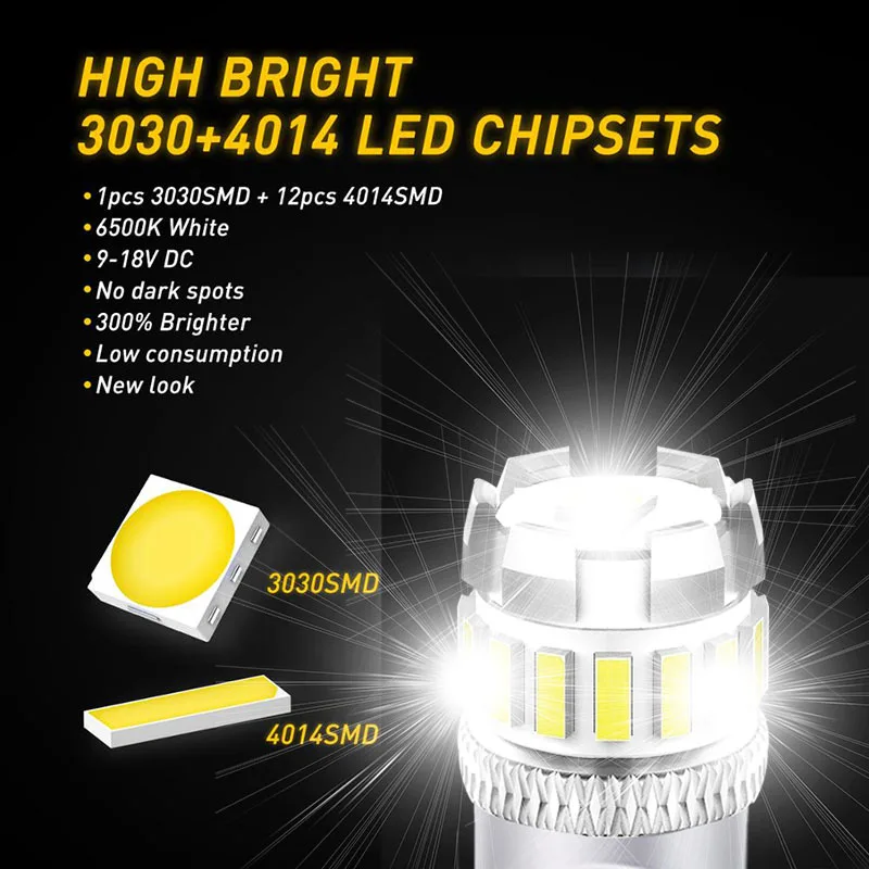 Светодиодные лампы W5W T10 светодиодные Canbus 4014 3020 SMD для автомобильной парковки подсветка внутренней карты Купольные огни 12 В белая автомобильная лампа 6500 К