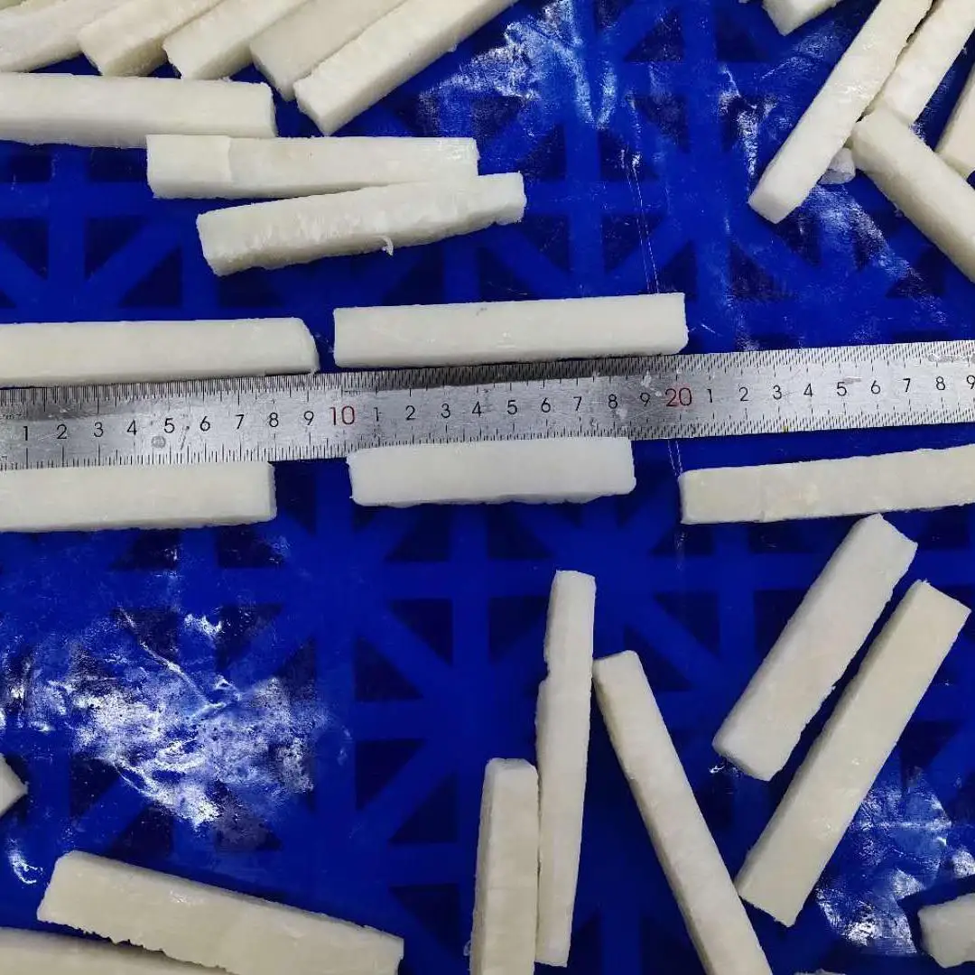 Hot Sale Price of Fresh Squid Fillet Products Frozen Gigas Squid Pineapple Strips