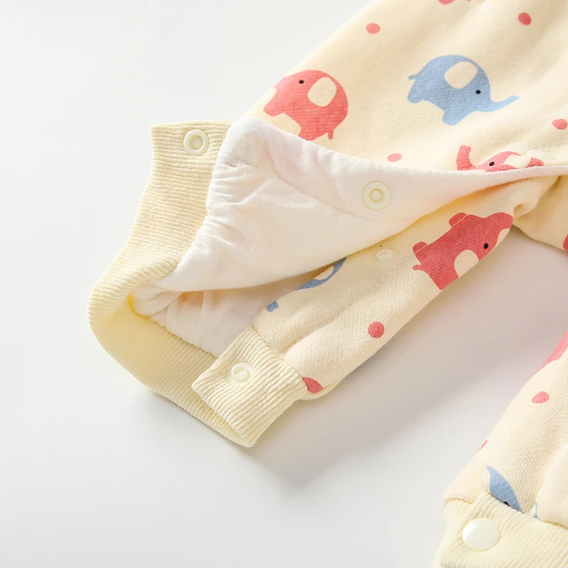 Elephant Pattern New Born 0-3 Months Clothes Baby Spring And Autumn Girls Long Sleeve Romper Wholesale Boy Girl Clothes