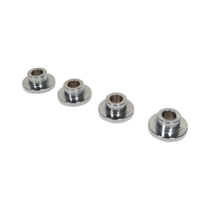Solid Billet Handlebar Riser Bushing Chrome Riser Bushings For Dyna Convertible For Harley Dyna Street Bob  Softail Motorcycle