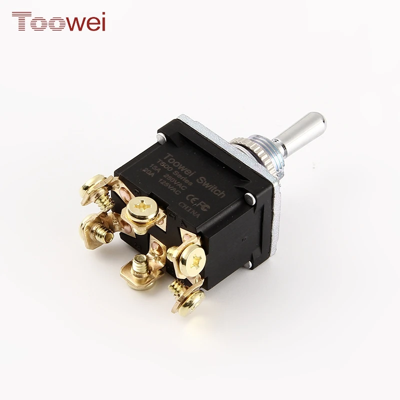 Mini toggle switch 6 Pin 250V 6A 125V IP67 waterproof toggle switch