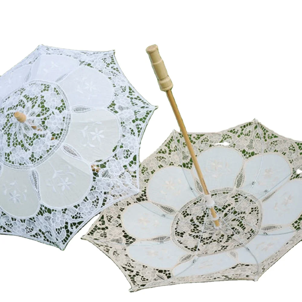 Decorative Elegant Craft Umbrella Stage Performance Accessories Photography Props Lace umbrellas sombrillas parasol para auto