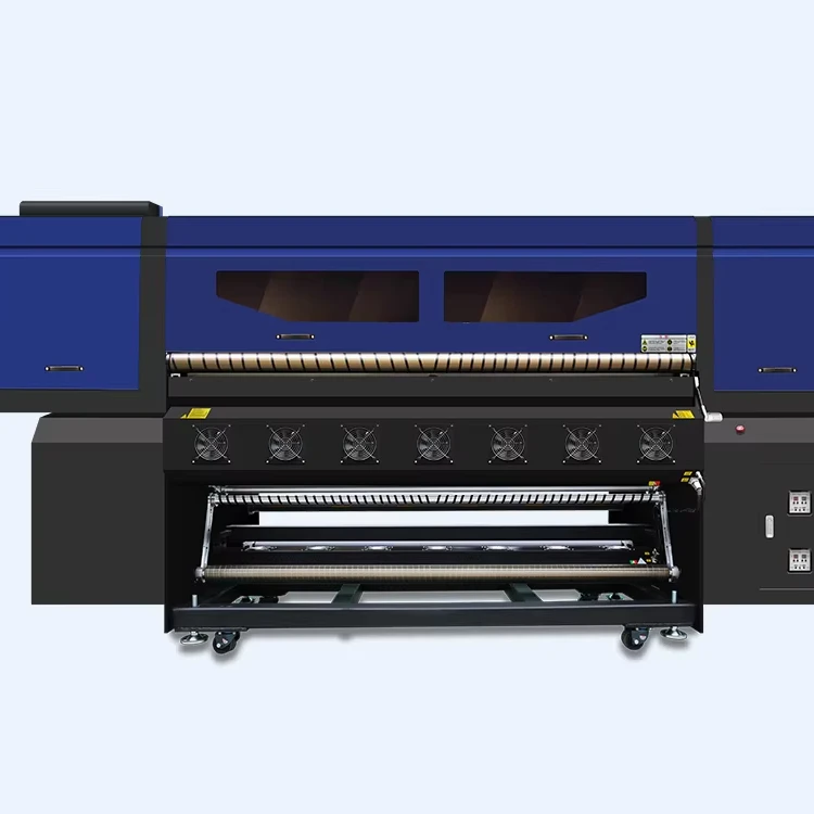 1.9m 8head cheap large format large format dye sublimation t- shirt printer/digital fabric printing machine