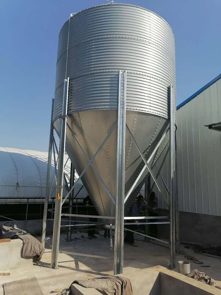 High Quality Stainless Steel Silo 100 Tons Grain Storage Small Silo