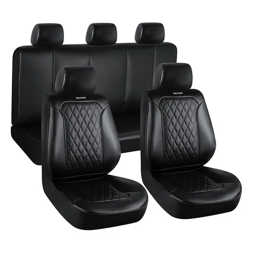 Full Set Universal Pvc Leather Car Seat Cover With Car Seat Cushion Cover Car Seat