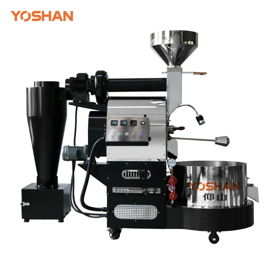 Yoshan 6 кг промышленный hor air haas 5 dy gas12кг двойной барабан коммерческий кофейный жаровня промышленная машина