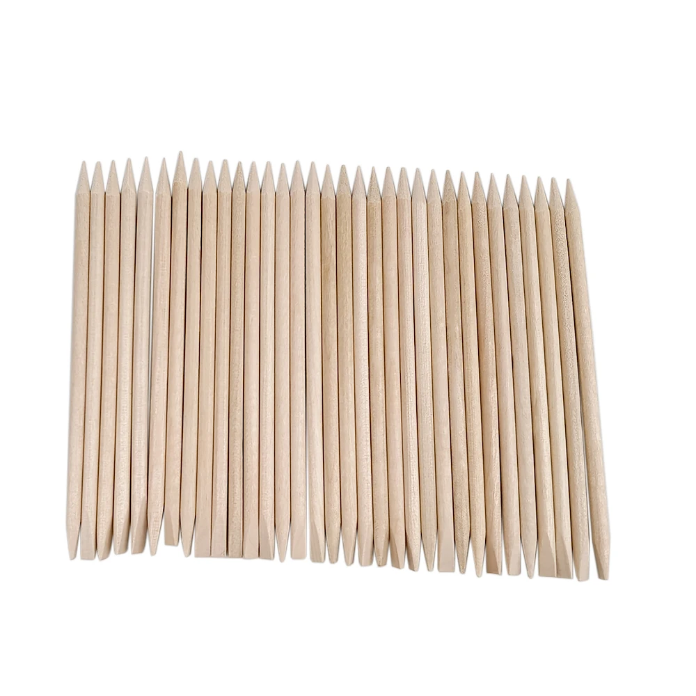 Professional Wholesale Nail Product Supplier Nail Manicure Tools Double Ended Wooden Sticks