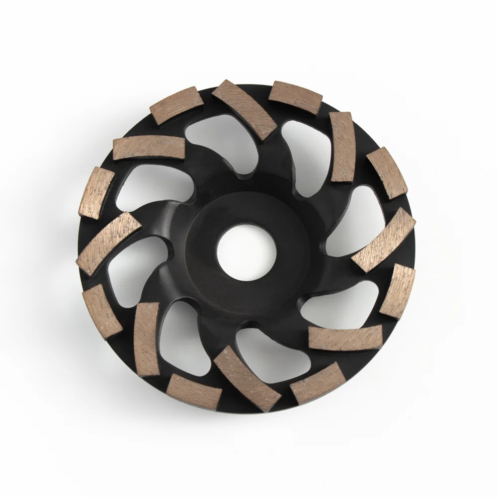Fabriek 5Inch 125Mm Turbo Vorm Diamant Slijpen Cup Wiel Voor Beton Steen Marmer Granieten Vloer Polijsten
