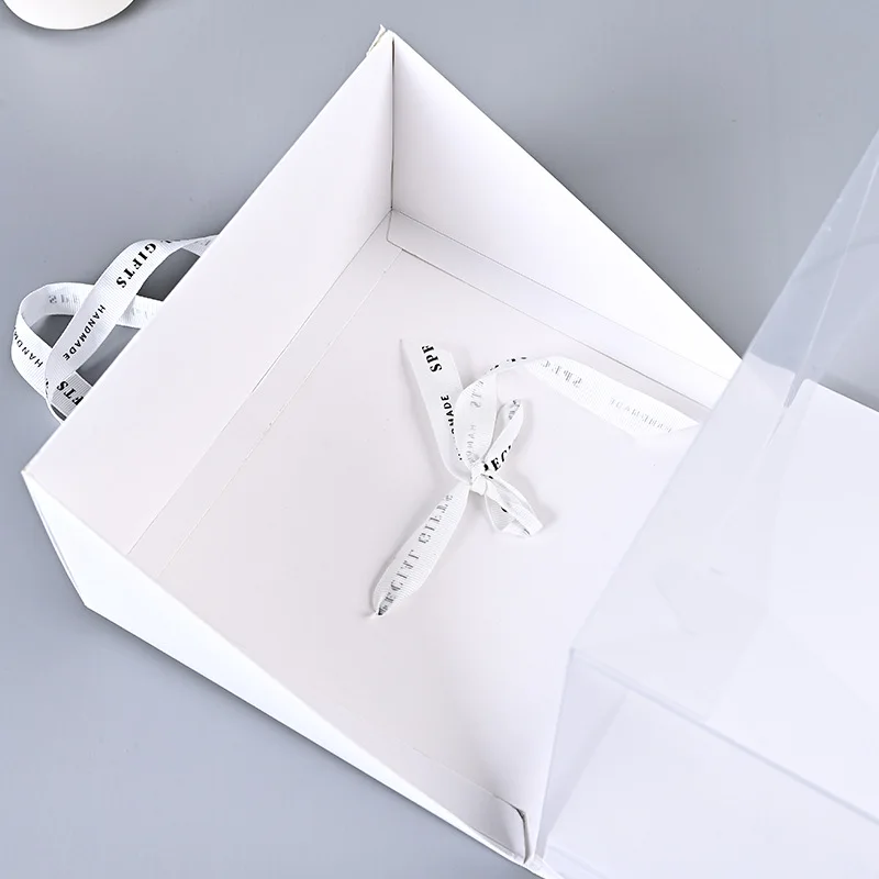 Wholesale Custom Boxes Disposable Cake Containers Cake Dessert Boxes with Window