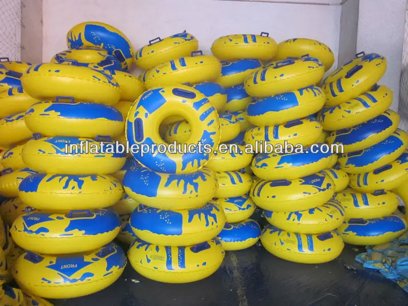 Heavy Duty Water Play Equipment Inflatable Triple River Floating Towable Tube for Sale