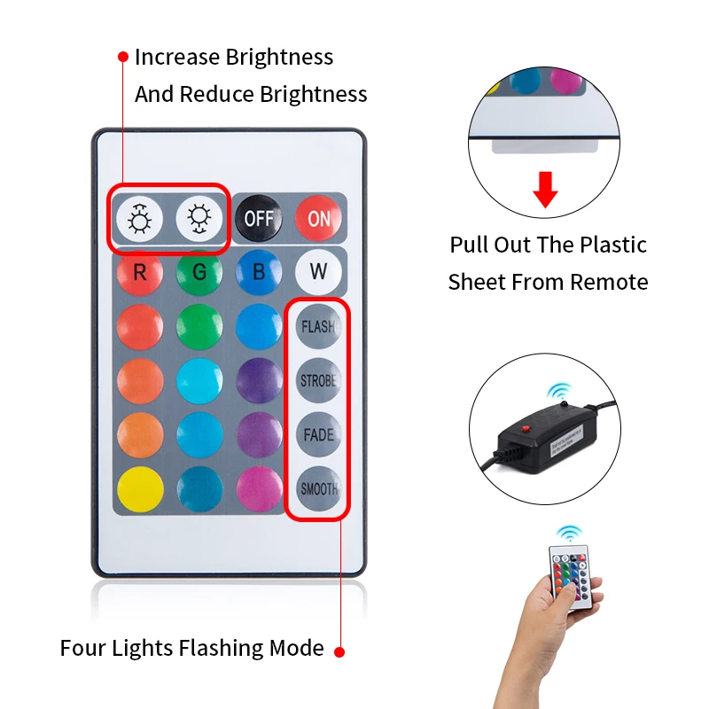 China Factory Wholesale Multi Size 20cm Led Aquarium Fish tank Light Good for Aquatic Plants