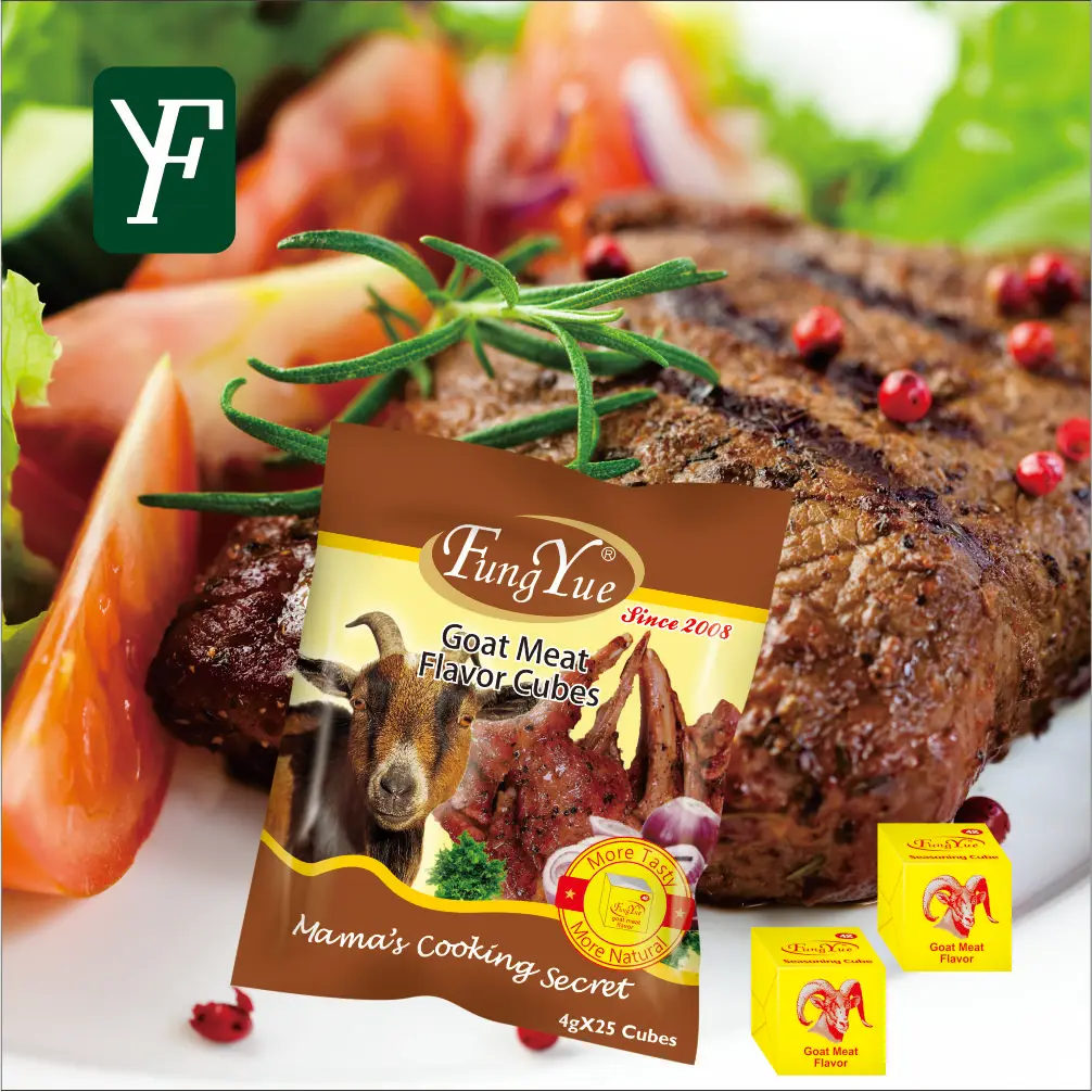 
Goat Meat Bouillon Cube Seasoning For Dish Bouillon 