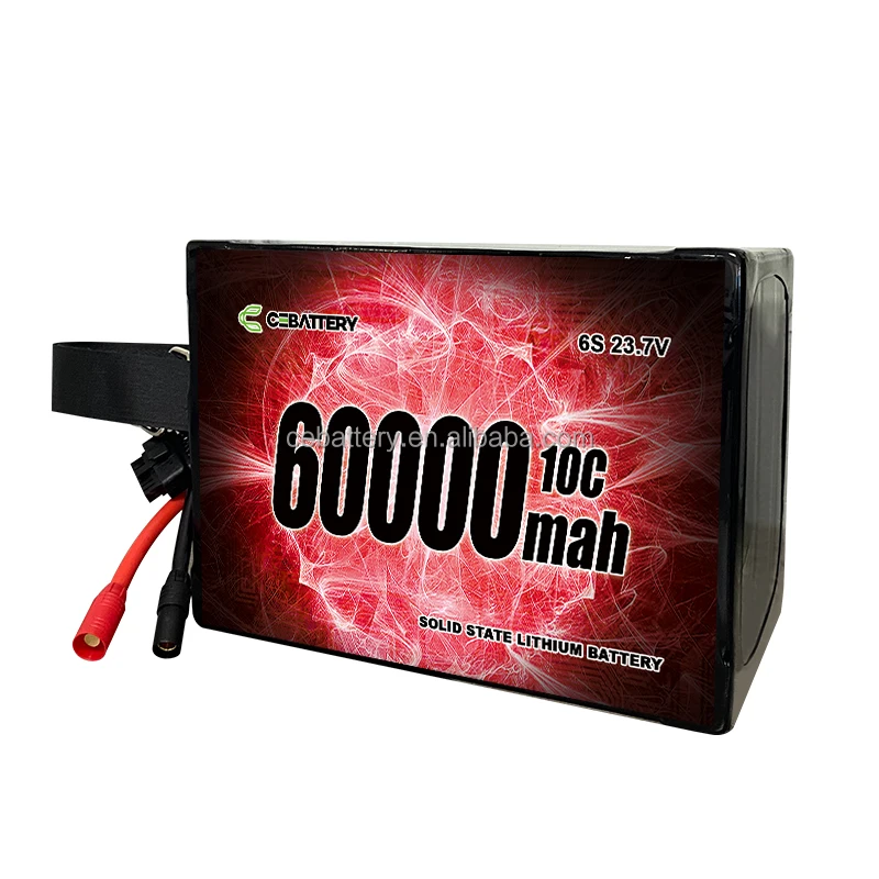 CE высокопроизводительный 60000 мАч 12S твердотельный литий-ионный аккумулятор HV для многофункциональных аэрокосмических сценариев