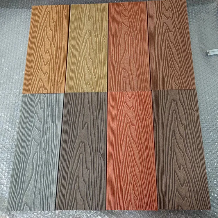 HDPE waterproof out wpc decking Alternative solid wood for outdoor for swimming pool