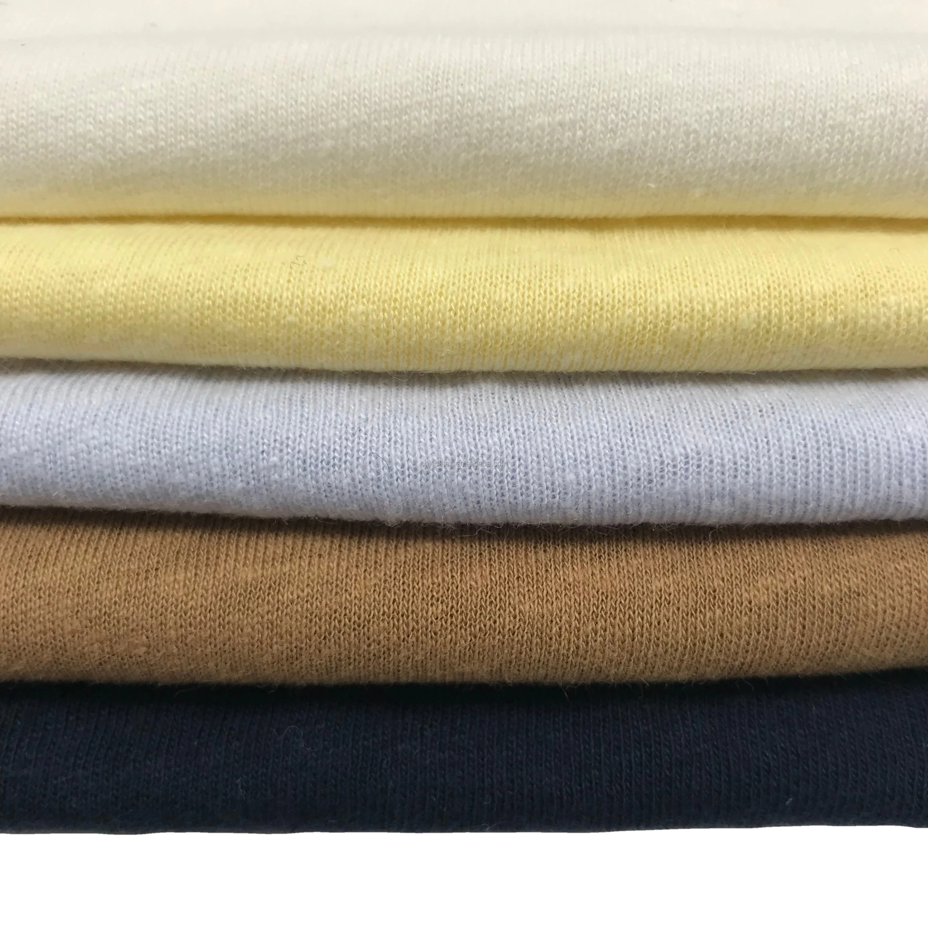 JECATEX FARINA/N510-YJ  52% ORGANIC  LINEN 48% BCI  COTTON KNIT FABRIC ,WHOLESALE  GOTS OCS SUSTAINABLE ECO FRIENDLY