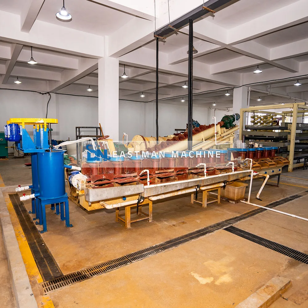 Sb Mineral Flotation Beneficiation Stibnite Upgrading to 60% Full Line Antimony Concentrate Plant