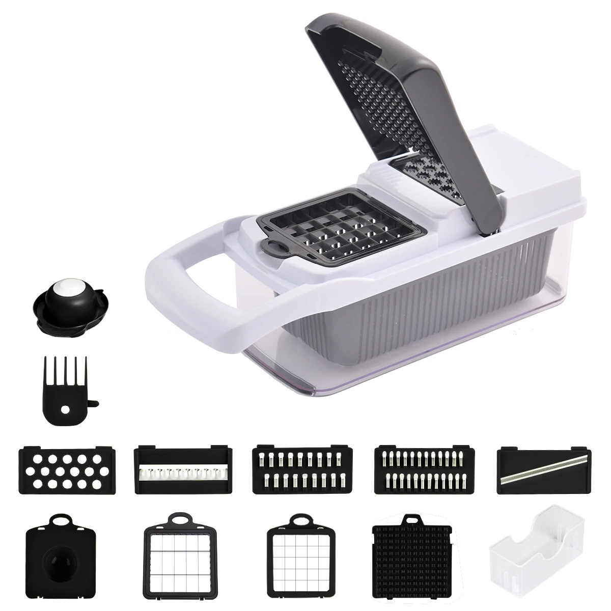 19 in 1 Kitchen multi-functional vegetable cutter Fruit and vegetable slicing and dicing knife