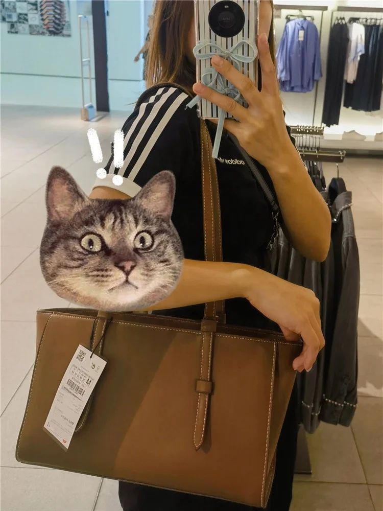 OEM ODM Custom LOGO handbags 2024 new woman casual white handbag tote pu leather ladies shoulder bags with drawstring bag