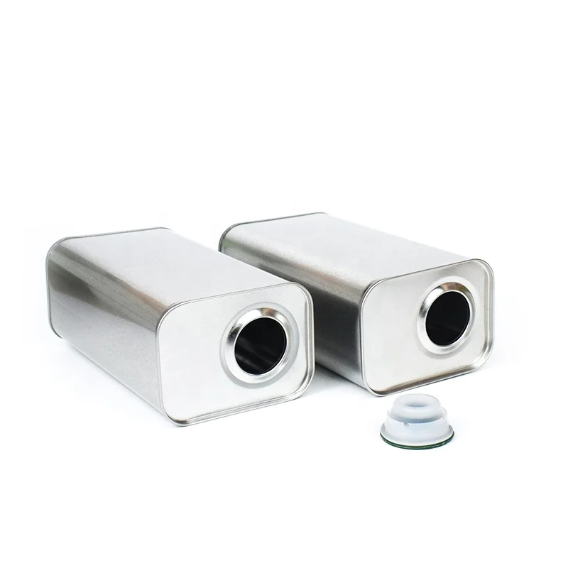 1L 1000ml factory stock wholesale logo custom food grade olive oil peanut canola motor oil empty tin cans