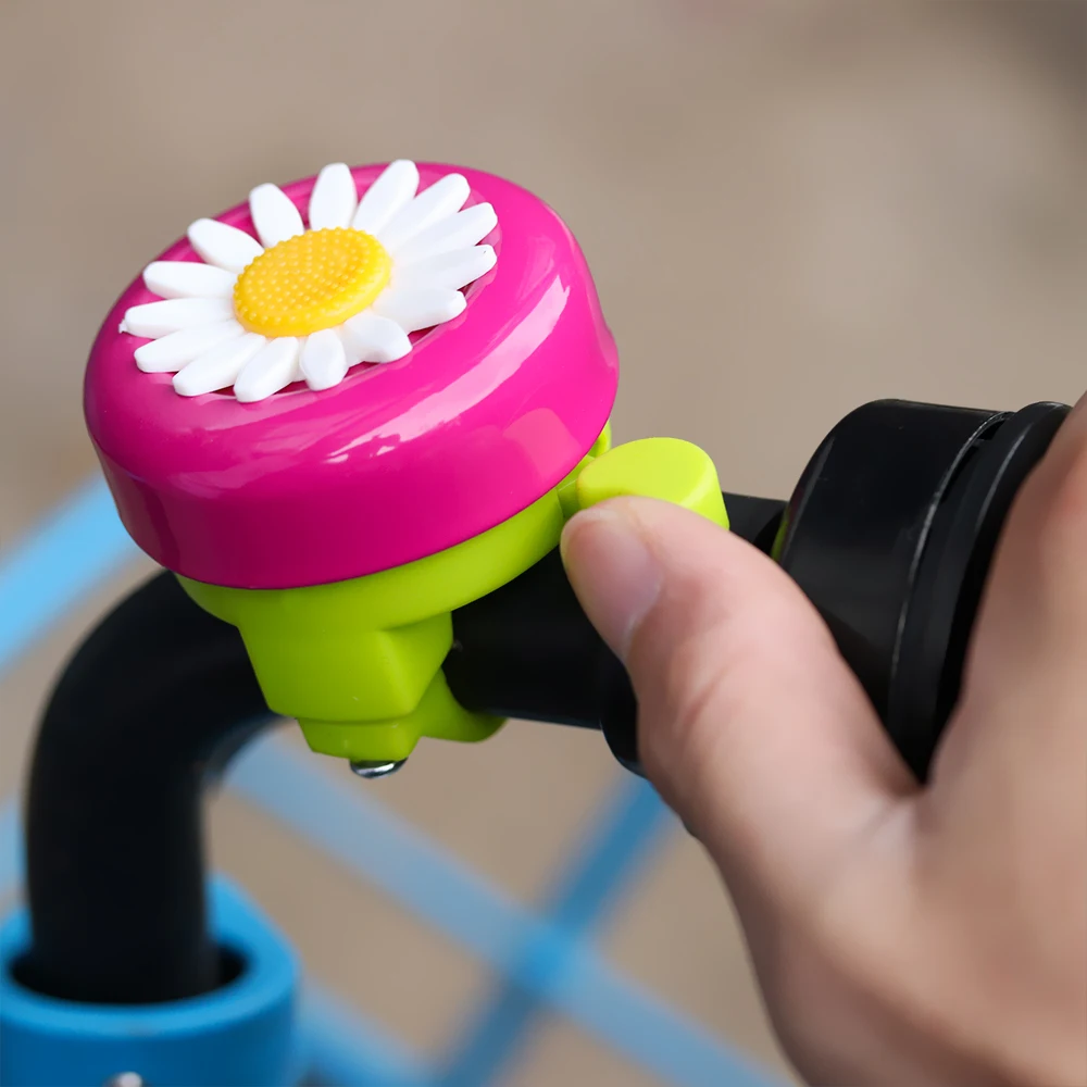 Multi-color Kids Funny Bicycle Bell Daisy Flower Horns Bike Children Girls Cycling Ring Alarm For Handlebars Alloy Plastics Hot