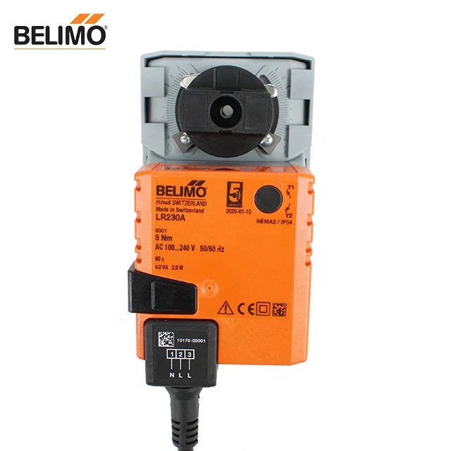 Belimo LR230A Rotary actuator for ball valves Open/close 3-point  5Nm 90s IP54 in stock HVAC  Ventilation  Swiss orig.