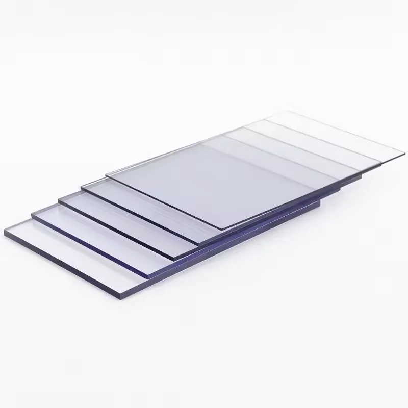 Anti -scratch hard coated pc sheet plastic high light transmmitance polycarbonate solid sheet