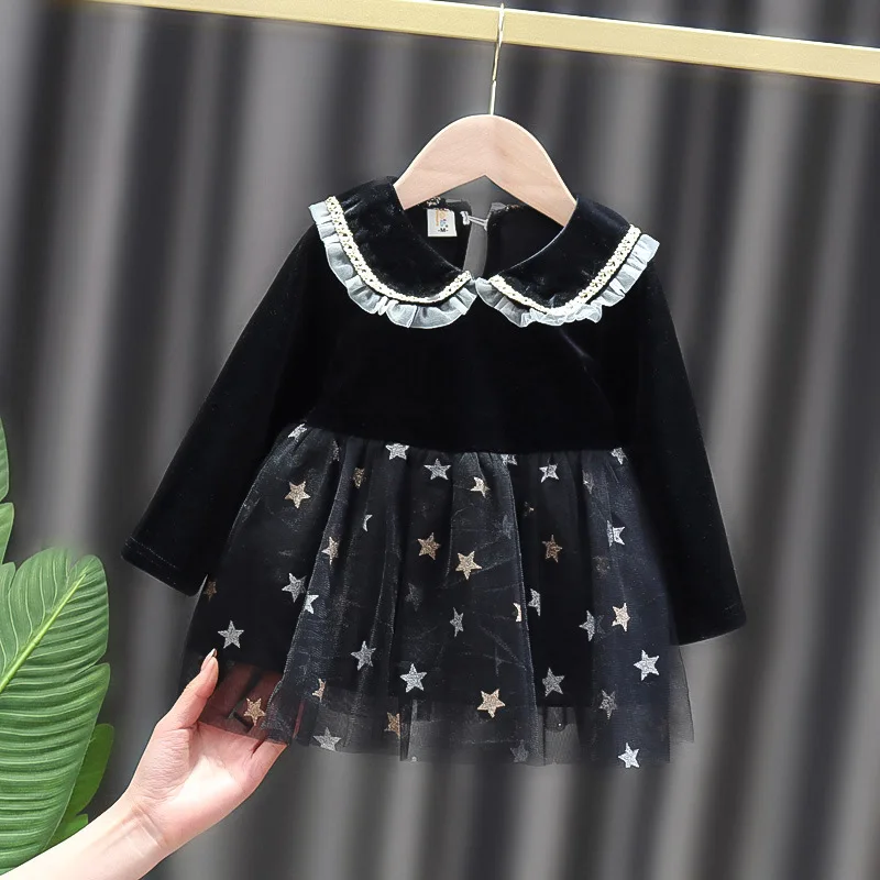 
Autumn of the cute girl Princess Cheongsam Dress 1-3 years Old Baby Girl Clothes Chinese Style Floral Dresses Cheongsam 