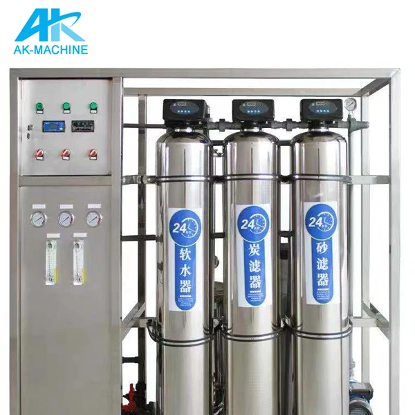 2000LPH Water Treatment System Purification Machine With Stainless Steel 304 Material And High Pump