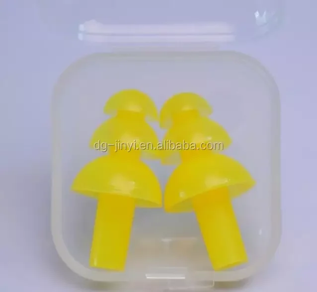 2022  Wholesale Waterproof Swimming Ear Plugs for sleeping with travel case
