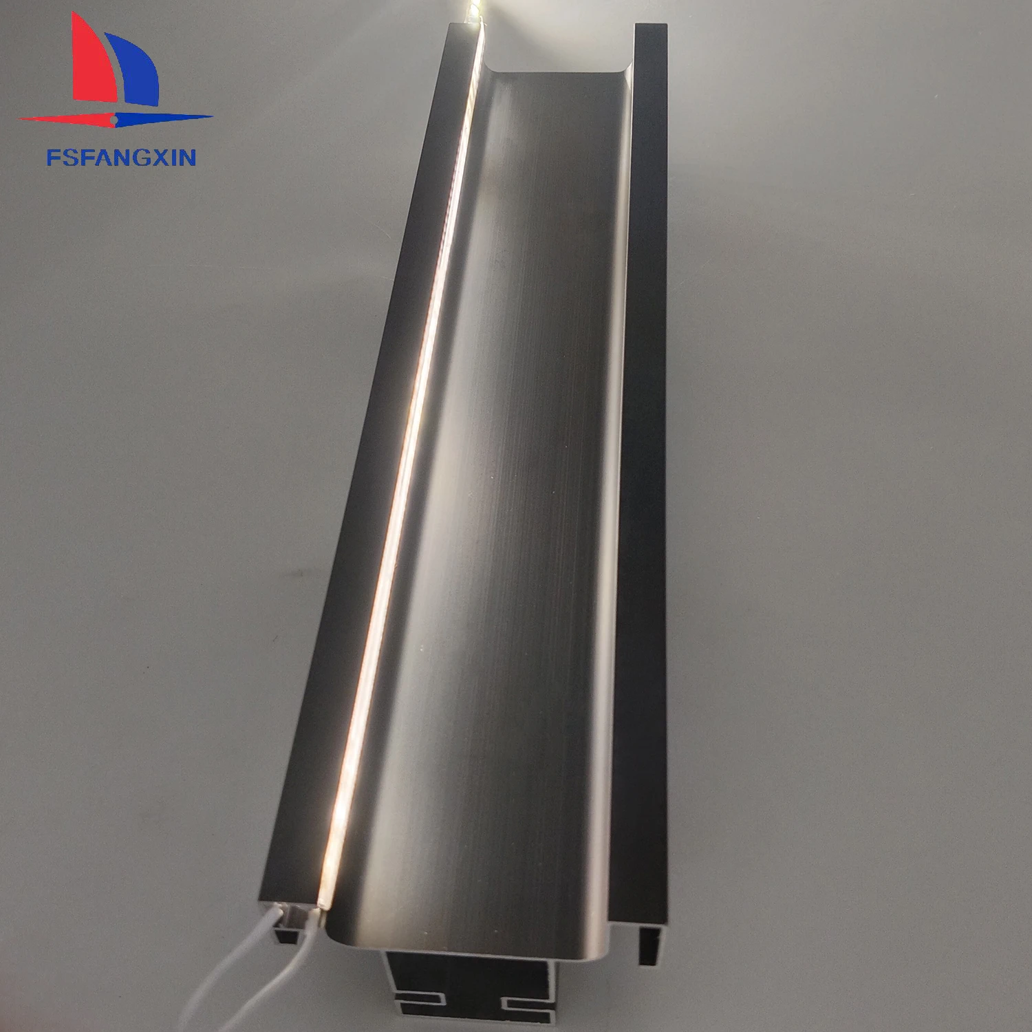 Factory Wholesale Aluminum Extrusion Profile Vertical LED Gola Profile Hidden Furniture Cabinet Handle
