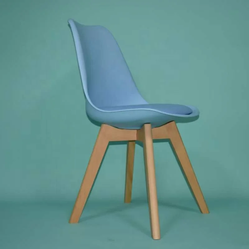 chair nordic style fabric dining chair wooden legs chairs for cafes and restaurants