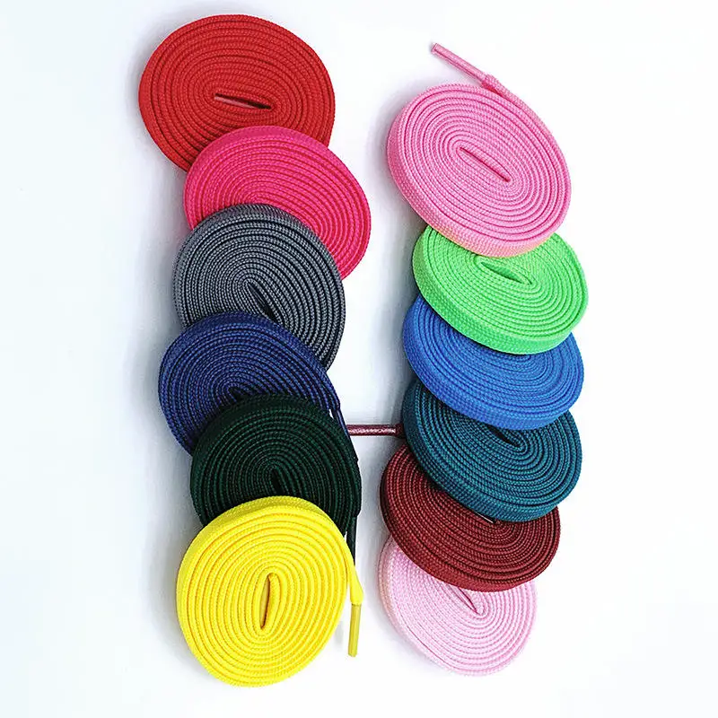 Factory  Wholesale Flat Shoe Laces Thick Double Layer Hollow 10mm Boot Sneaker Shoe Strings Laces Shoelaces For Sneakers